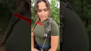 How to tie a paracord backpack strap wrap (Cobra Wrap)(@ateliersacdenoeuds)