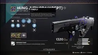 Destiny 2 God Roll Adept Hung Jury!