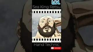 Hand technic🔥Sea King Retsu🔥Baki #shorts
