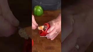 Easy Christmas Breakfast Barbecue Recipe | Festive Egg Filled Capsicums on the BBQ