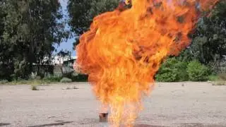 Melted burning candles paraffin wax VS water EXPLOSIONS