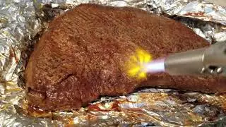 Chef torch on a Tri tip