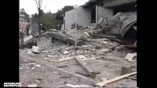 Eksplozija u hotelu Pigik u Petrinji 1991. godine.