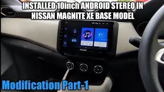 Nissan Magnite XE Base model AUDIO SET-UP/ Magnite base model  Android Stereo installing/ Malayalam