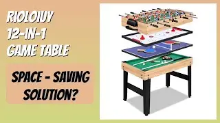 REVIEW (2025): Rioloiuy 12-in-1 Game Table. Features