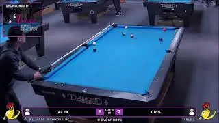 ALEX vs CRIS - Q1 BILLIARDS - TABLE 2 | EvoSports