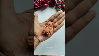 cute teddy bear with clay DIY Part 1 | table decor | clay art #bestoutofwaste #craft #shorts
