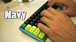 Kailh Navy, Jade, and MX Blue Sound test
