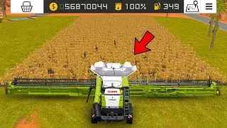 Сбор урожая с новыми комбайнами, доставленными в FS18 | Мультиплеер FS18 | Интервальная съемка |