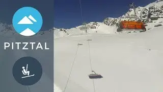 Gletscherseebahn chairlift Pitztal Glacier | Piste View