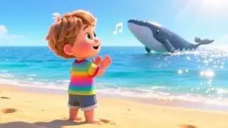 Whale Song in the Ocean 🌊🐋 Fun Sea Animal Song | Learn Ocean Sounds for Kids
