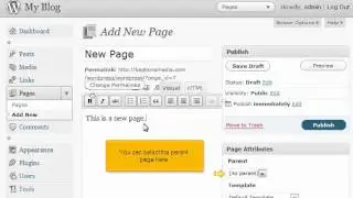 How to manage pages in Wordpress (Flipper Host)