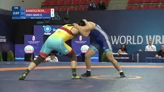 1/4 WW - 72 kg: Z. BAKBERGENOVA (KAZ) v. D. ENKH AMAR (MGL)