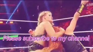Becky Lynch vs Lacey Evans wwe money in the bank 2019 highlights