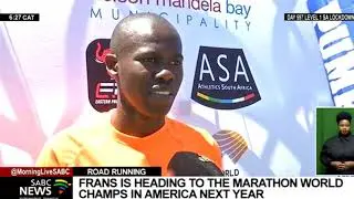 Gqeberha-based long-distance road runner Melikhaya Frans is heading to the marathon World Champs