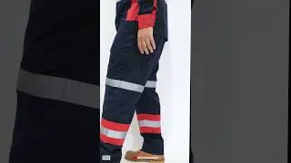 Celana Safety Navy Red MokoWorkwear &mdash; Stylish & Tangguh untuk Harianmu! #shorts