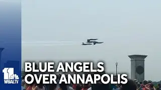 Blue Angels soar over Annapolis