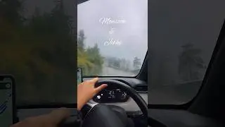 Monsoon-Driving-Jibhi| Travel diaries & this song #traveldiaries #driving #jibhivalley #raining