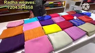 Chickpet Bangalore Wholesale Pure Handloom Silk Sarees & Pure Mysore Silk sarees collection