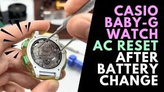 Casio G Shock Baby G AC Reset after Battery Replacement