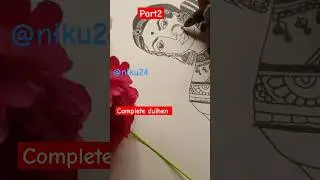 dulhen pen art #viral #art#trending#creative  #shortvideos #dulhen#gadar2 #
