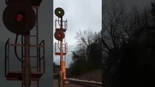 CSX Train Knocking Down Signal #fypシ #train #railroad #topnotchrailroad #diesel #railway #csx