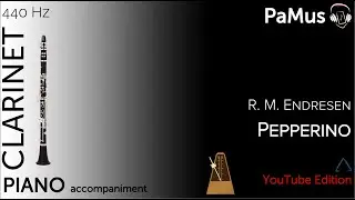R. M. Endresen: Pepperino for Clarinet  - Piano accompaniment 440Hz
