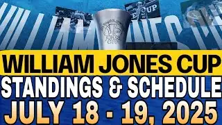 🔴 WILLIAM JONES CUP | STANDINGS & SCHEDULE | JULY 18 - 19, 2025 | MEN'S