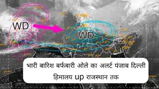 आगे 27&ndash;28 जनवरी मौसम अलर्ट | पंजाब, राजस्थान, दिल्ली, UP में भारी बारिश व ओलावृष्टि