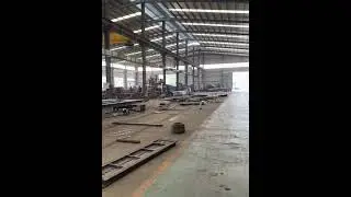 Automobile transport trailer factory, automobile transport trailer production workshop