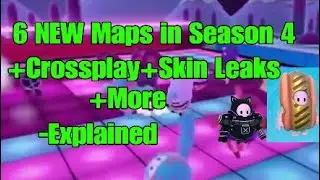 6 New Maps in Season 4+Skin Leaks-Explained| Fall Guys Season 4 Leaks