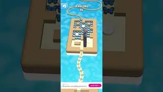 Stacky Dash level 202 gameplay solution. Animal find 🐴Android iOS stickman maze game 🎮