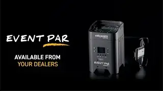 EVENT PAR - BATTERY-OPERATED 6 x 12W RGBWAUV LED PAR- ALGAM LIGHTING