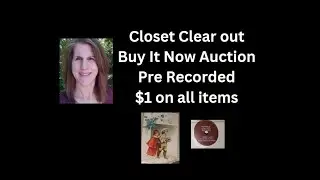 Pre Recorded Buy It Now Auction $1 On All items * Vintage * Christmas Gifts * NEW Items #reselling