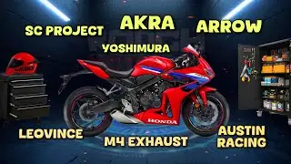 2025 Honda CBR650R | Which Exhaust Sounds Best?🔊🔉🔉