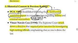 Prevention of Corruption Act Explained | Section 17A Controversy | The Hindu Analysis
