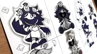 Drawing Fundamental Paper in Smiling Critters Style ( Fundamental Paper Education x Poppy Playtime )