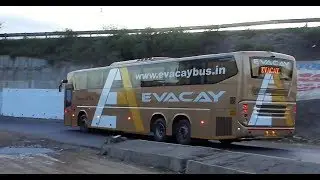 Beautiful Evacay scania departing to Pathinamthitta from Chennai