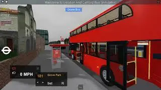 ROBLOX | LONDON AND CATFORD | Stagecoach, Routemaster, Route: 181
