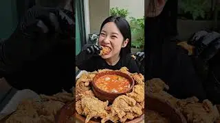 Chicken Skin & Fried Chicken ASMR Mukbang | Satisfying Crunch Sounds