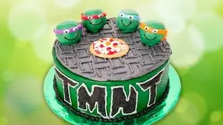 Торт «Черепашки-ниндзя» от Cookies Cupcakes and Cardio