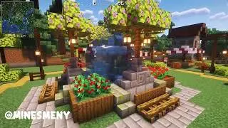 Minecraft: Open-Air Market & Central Plaza Build &ndash; Stunning Village Upgrade!