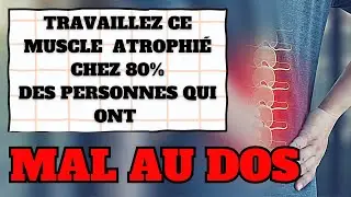 YOGA POUR LE MAL AU DOS: Travaillez ce muscle souvent ATROPHI&Eacute;