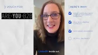 BackBone #VouchForMe month, FreeLance CopyWriter vouching for Are U B2B