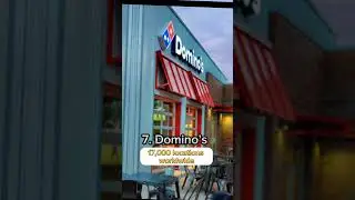 Top 10 largest Fast food chains in the world #topinfo #youtubeshorts #shortvideo #shorts