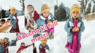 #Gaon ki barf aur bachchon ki masti &ndash; full entertainment!&rdquo;# like, share, comments, and subscribe..❤️