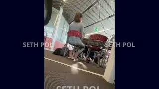 Double shoeplay slides birkenstock in library (FULL VIDEO IN DESCRIPTIONS)