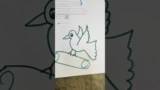 bird #drawing# easy and beautiful# YouTube# short video