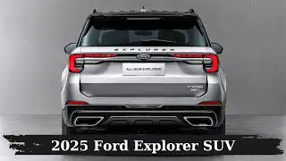 Совершенно новый Ford Explorer 2025 года &mdash; лучший стильный 3-рядный кроссовер-внедорожник