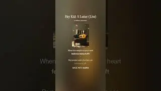 Hey Kid: A Letter (Live & Unplugged)